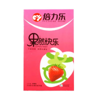 Презервативи для орального сексу BEILILE Pleasure More Strawberry зі смаком полуниці 10 шт.