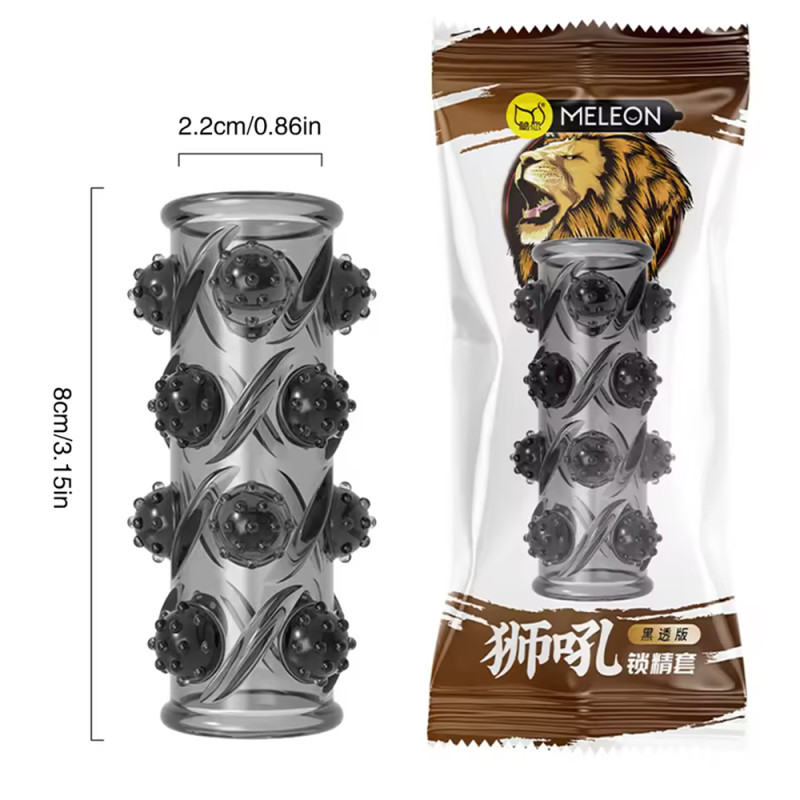 MELEON Lion Textured Stimulation Sleeve