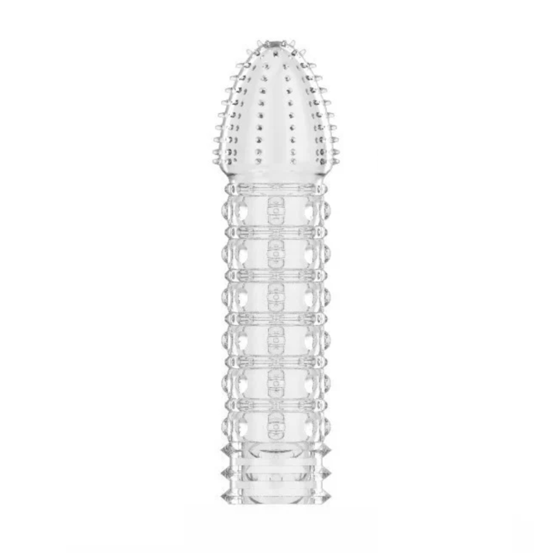 Багаторазова подовжуюча насадка на пеніс SUZAKU Crystal Sleeve