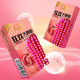 Ribbed condoms Q Carnival with large particles for G-spot stimulation