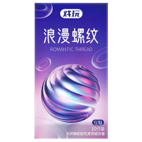 Ribbed Condoms YOUMEI X*IN Romantic Thread Made from Natural Olive Rubber 10 pcs.