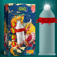 Презервативи з вусиками та шипами OLO для додаткової стимуляції (style 3) 2 шт. 