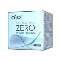 OLO Zero Condoms with Hyaluronic Acid, Ultra-thin, 10 pcs