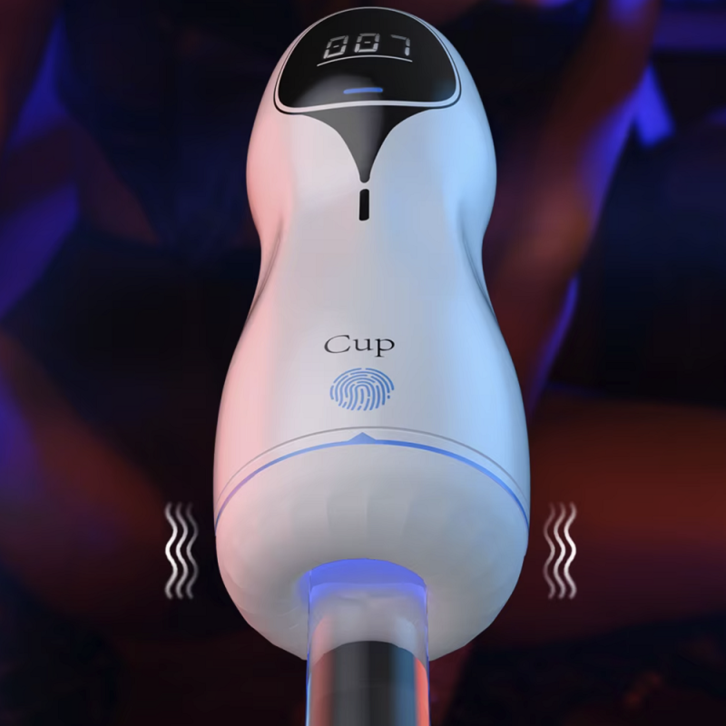 Автоматичний мастурбатор CUP із вібрацією, 21×7,5 см