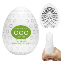 Мастурбатор для чоловіків EGG Clicker, білий