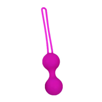 Vaginal silicone ball, double, size M, purple